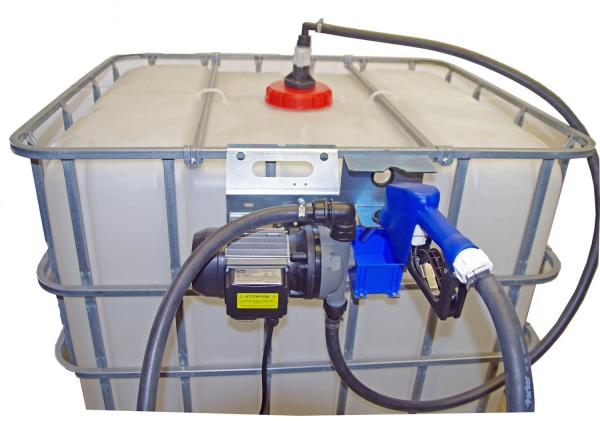 AdBlue Pumpe IBC Set Membranpumpe 230V automatik Zapfventil